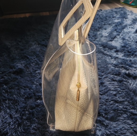 Staud Large Shirley Croc Embossed Leather Bag - Picture 9 of 16